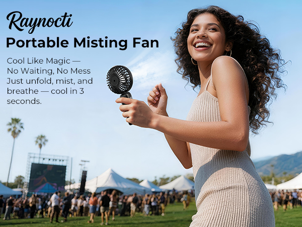 portable misting fan small