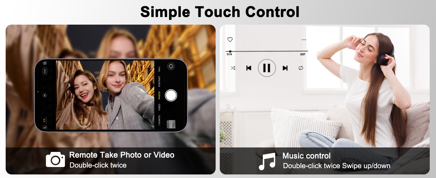 smart ring touch control