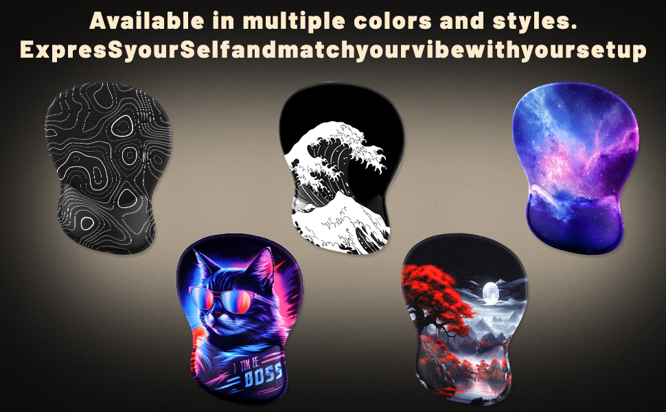 Available in multiple colors and styles. Express yourSelf and match your vibe with your setup