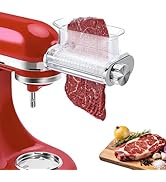 Meat Tenderizer Attachment for KitchenAid Stand Mixer, 3 Adjustable Levels, Stainless Steel Meat ...