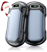 8000mAh Hand Warmers Rechargeable 2 Pack, Smart Chip Long Safe Heating, Electric Portable Pocket ...