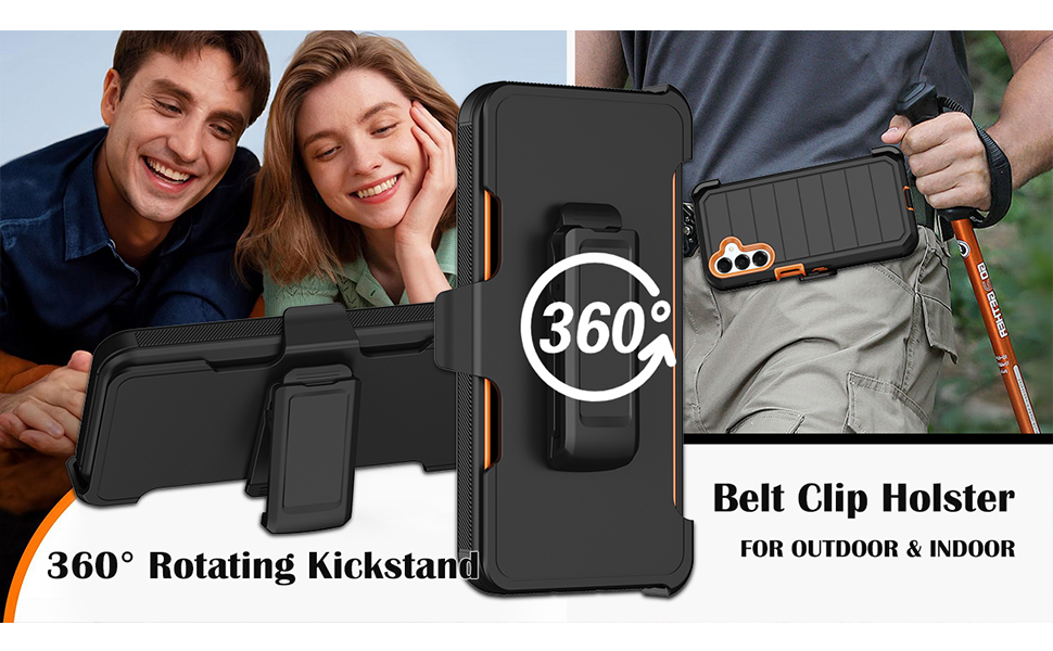 samsung galaxy a16 5g defender otter box case with belt clip