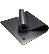 KEEP Rubber Yoga Mat - Professional Sweat Absorbent PU &amp; Natural Rubber. Non Slip Workout Mats fo...