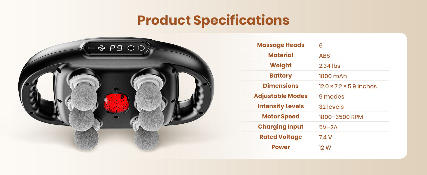 body massager for pain relief deep tissue