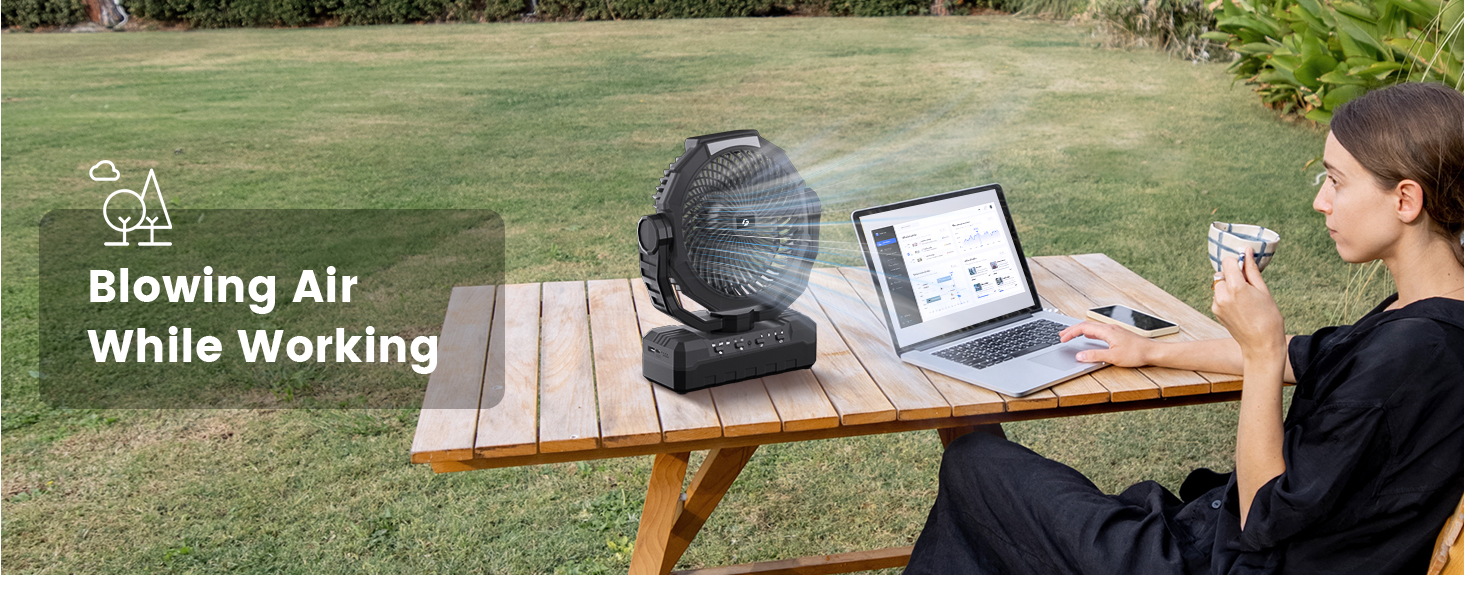 outside fan