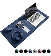 Reniteco Waterproof Large Gaming Mouse Pad with Durable Stitched Edges, Non-Slip Rubber Base, Smo...