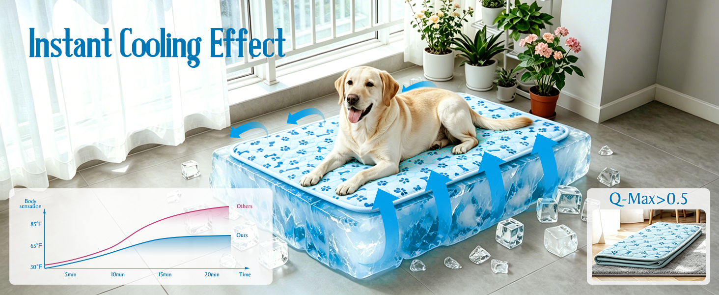 summer cooling puppy cooling mat