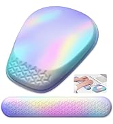 Laokiiy Mouse Pad with Wrist Rest, Comfortable Keyboard Wrist Rest, Memory Foam Wrist Rest for Co...