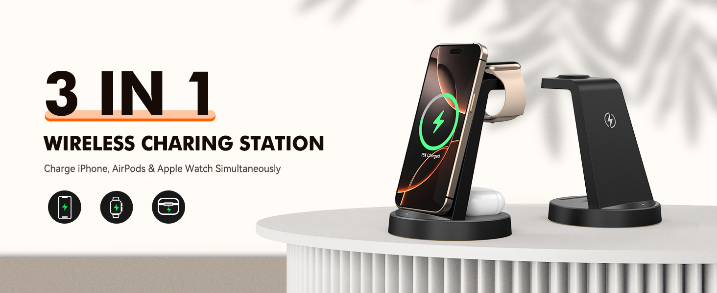 iphone and watch charging station