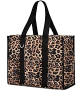 Becokan Large Tote Bag for Women Waterproof with 12 Pockets Top Zipper Closure Utility Teacher Nu...