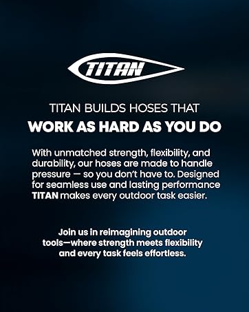 Titan garden hoses flexible durable heavy duty kink free outdoor yard and lawn tasks simplified