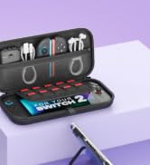 MoKo Protective Case for Nintendo Switch 2 2025, TPU Grip Cover Case with Ergonomic and Shockproo...