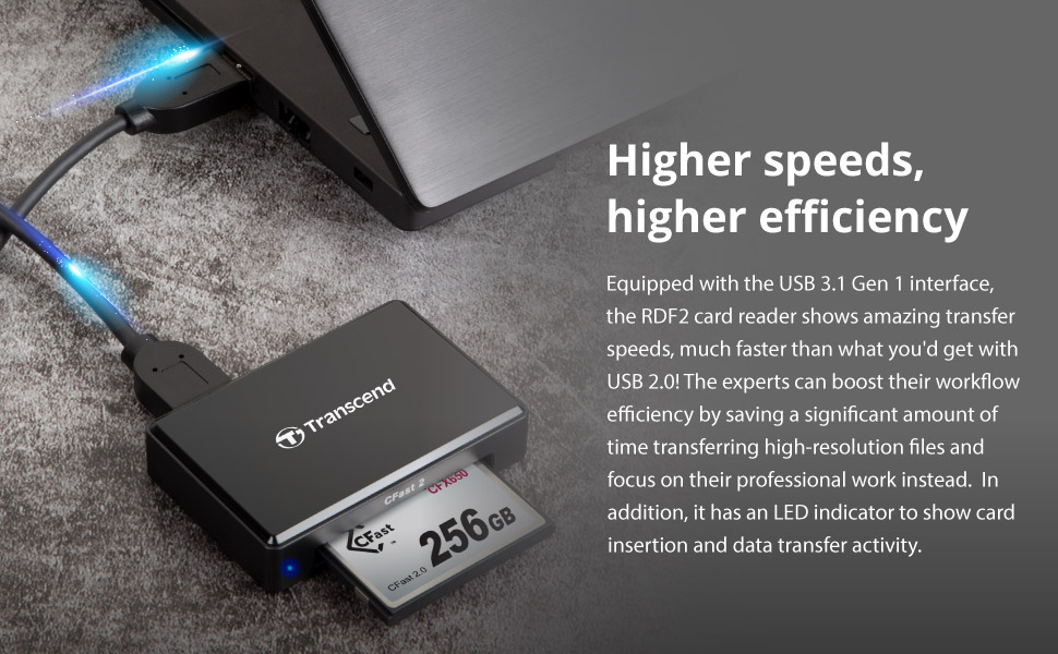 CFast Card Reader, USB 3.1 Gen 1