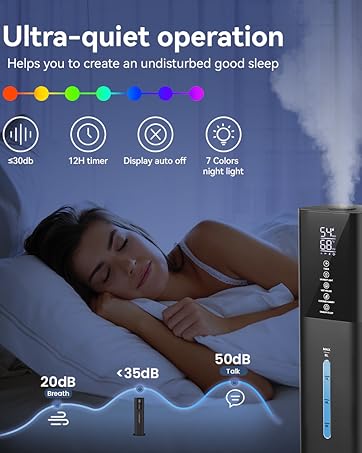 quiet cool mist humidifiers for bedroom