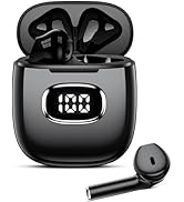 Bluetooth Headphones True Wireless Earbuds, LED Power Display All Day Playback HiFi Stereo Earpho...