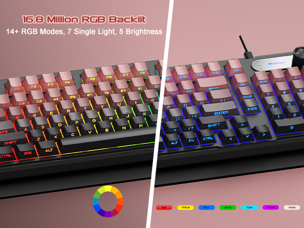 Gaming keyboard and mouse Wired gaming keyboard RGB Keyboard