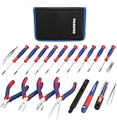 WORKPRO 33PCS Precision Repair Tool Set, Electronic Repair Tool Includes Screwdrivers, Pliers, Cr...