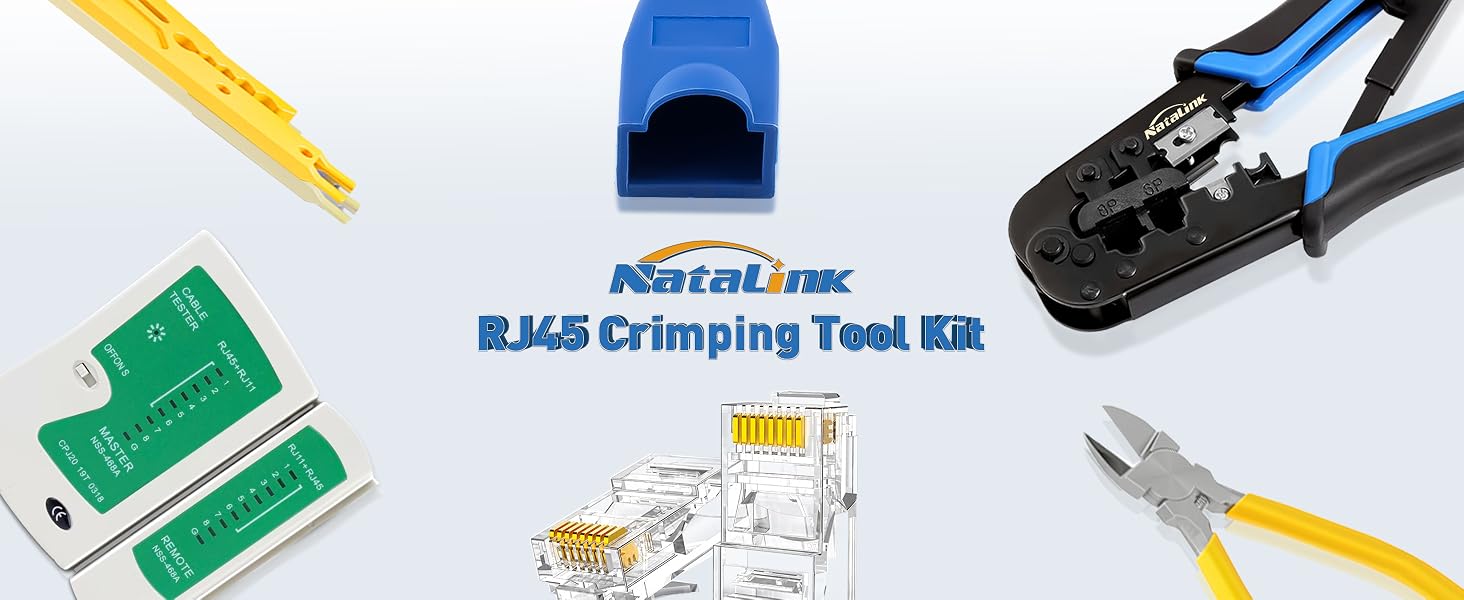 NataLink rj45 crimping tool kit