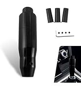 AWGUKA 1 PC Car Modified Gear Shift Head, 1.37" x 5.7" Alloy Exquisite Feel Infinite Automatic Sh...