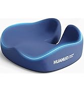 HUANUO Ergonomic Seat Cushion for Office Chair, Extra Large Car Seat Cushion, Tailbone and Back S...