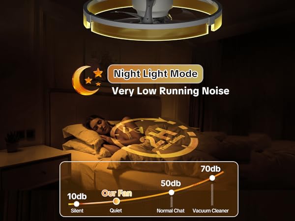 modern ceiling fan with light