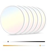 6 Pack 12 Inch Dimmable LED Flush Mount Ceiling Light Fixture 28W 3200LM 5 Color Temperature in O...