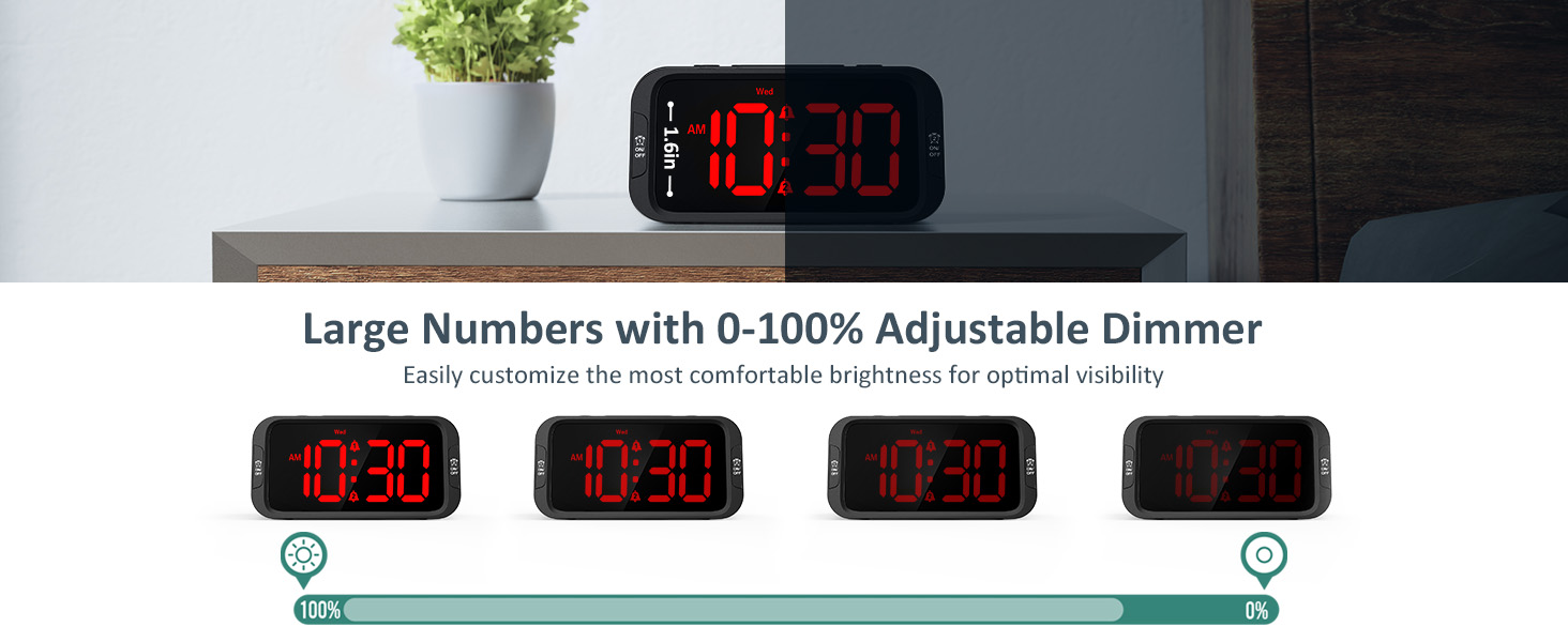 alarm clocks for bedrooms