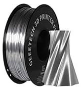Geeetech Silk PLA Filament Silver