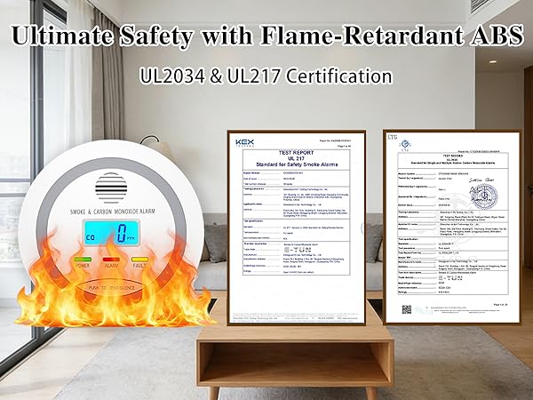 smoke and carbon monoxide detectors