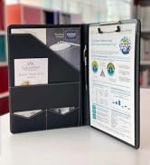 small business essentials, portfolio binder, leather portfolio for men, padfolio for women