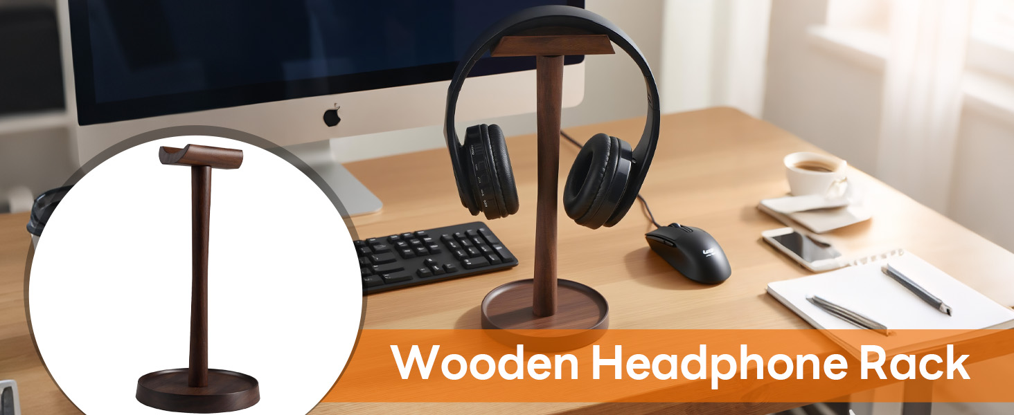 walnlut headphone stand