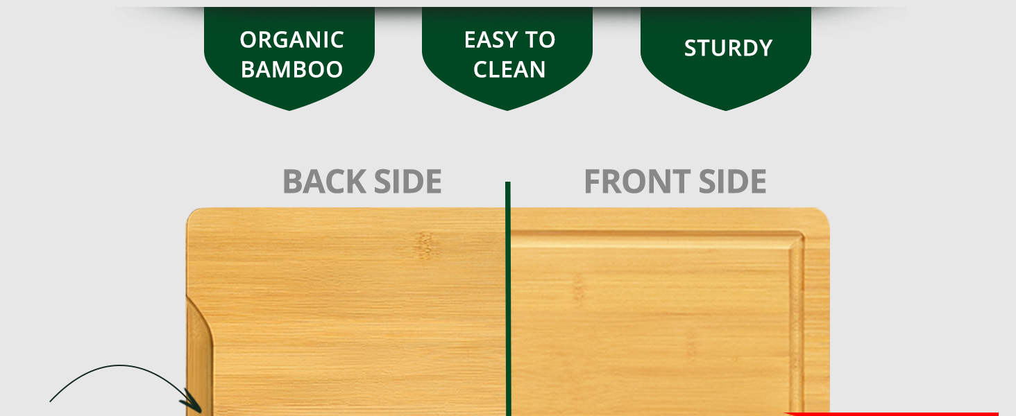 cutting board bamboo xl
