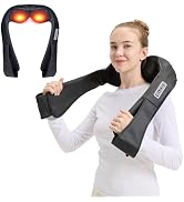 LAOBEN Neck and Shoulder Massager for Shoulder Massage and Neck Massage, Shiatsu Neck Massager wi...