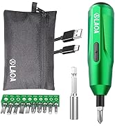 LAOA Mini Electrical Screwdriver Set 3.7V Lithium-ion Battery Multi-Function Rechargeable Cordles...