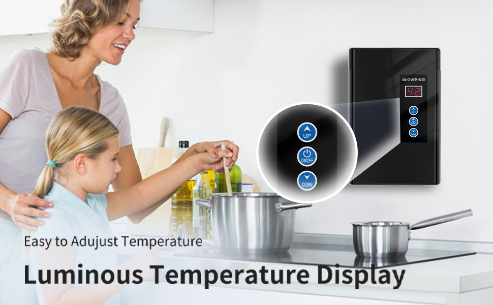 Antuony 3000W Tankless Electric Water Heater