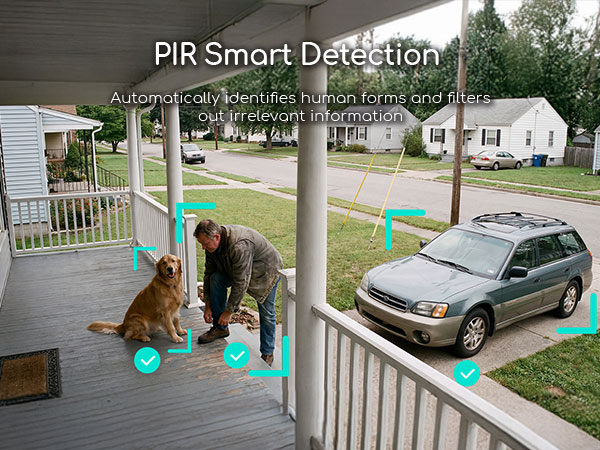 PIR detection outdoor camera wireless