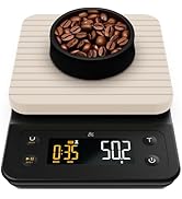 Greater Goods Coffee Scale with Timer – 0.1g Precision Digital Coffee &amp; Espresso Scale for Pour-O...
