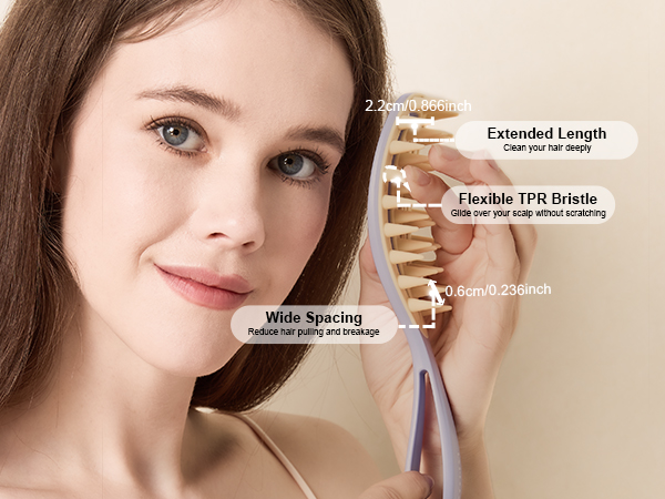 shampoo brush hair scalp scrubber