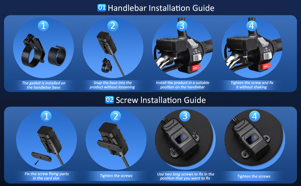 motorcycle phone charger