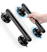 JOTPE 2 Pack Grab Bars for Bathtubs and Showers, No Drilling &amp; Removable Shower Grab Bar Easy to ...