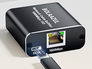 ethernet splitter 1 to 2 high speed lan splitter Two Devices Share The Internet at The Same Time