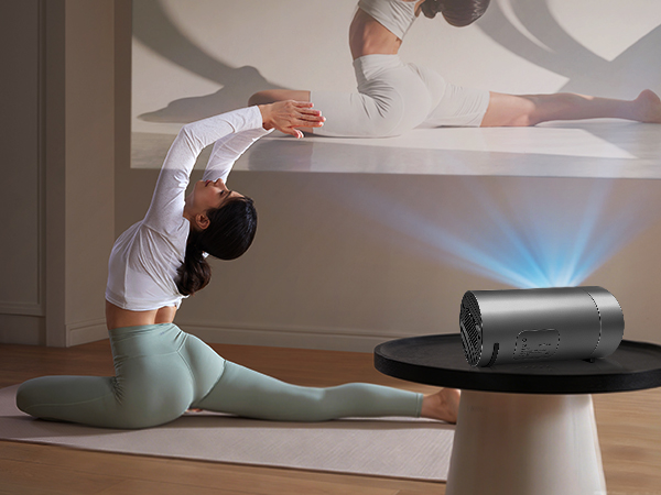 Smart Projector with WiFi and Bluetooth Portable Movie Projectors
