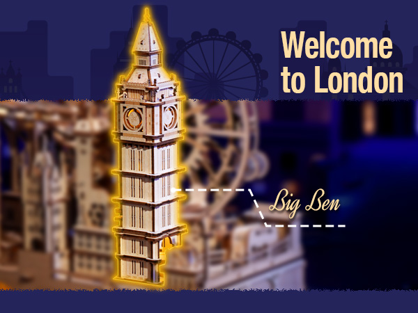 ROKR 3D WOODEN PUZZLE