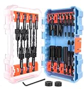 KEENTECH 22-piece Countersink Drill Bit Set, 1/4