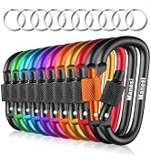 Carabiner Clips with Screw Gate, 10 Pack 3