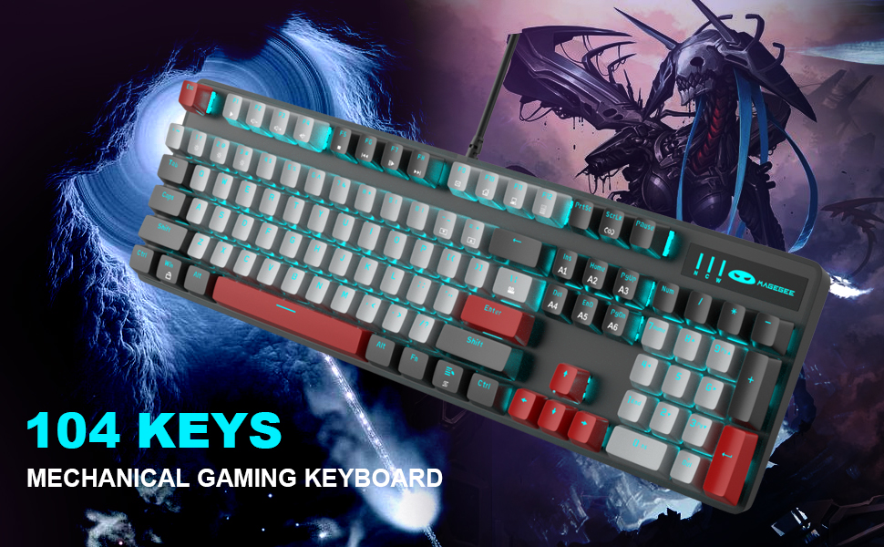 104 Keys Mechanical Gaming keyboard