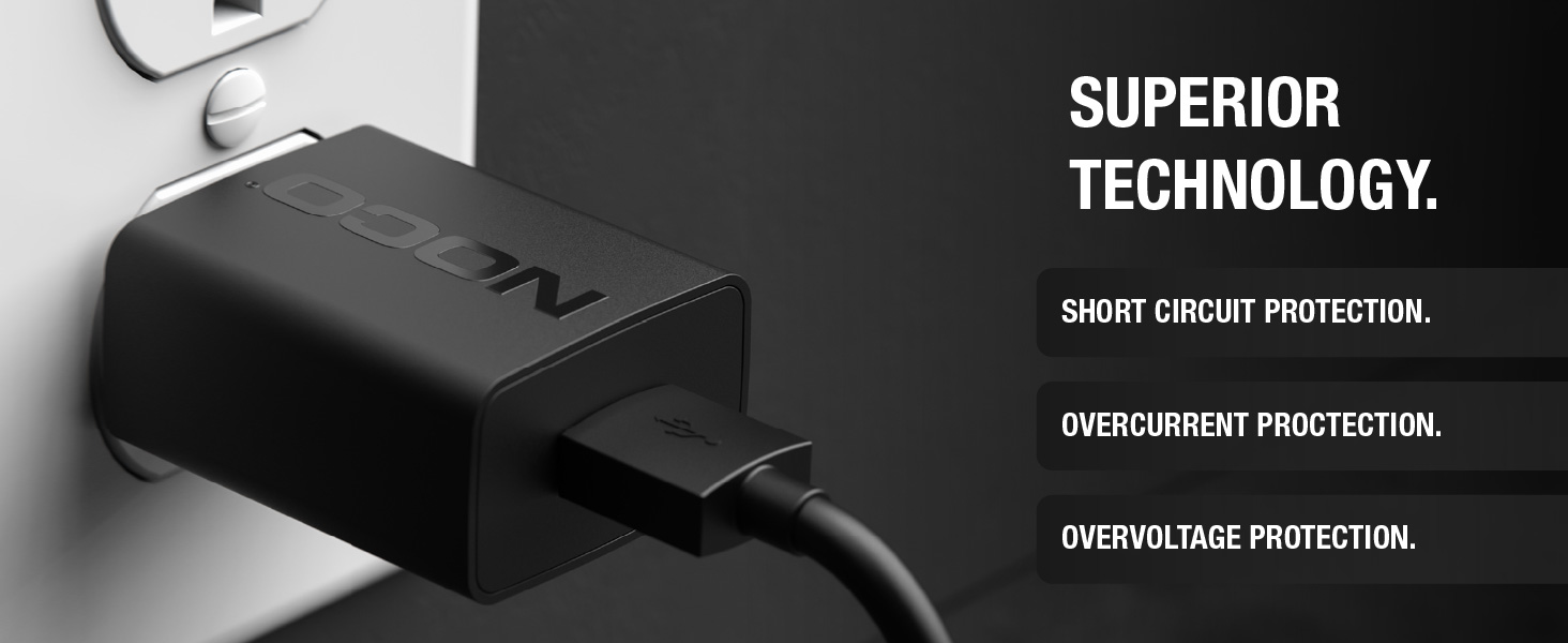 NOCO NUSB211NA 10W USB Wall Charger 10-watt USB 10-watt USB single port, 2.1-Amp