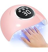 LadyMisty 72W UV LED Nail Lamp, 2026 New Upgrade UV Light for Gel Nails with 18 Beads, 3 Timer Na...