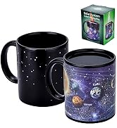 Antner Magic Heat Changing Coffee Mug Solar System Ceramic Heat Sensitive Color Changing Cup,12 oz
