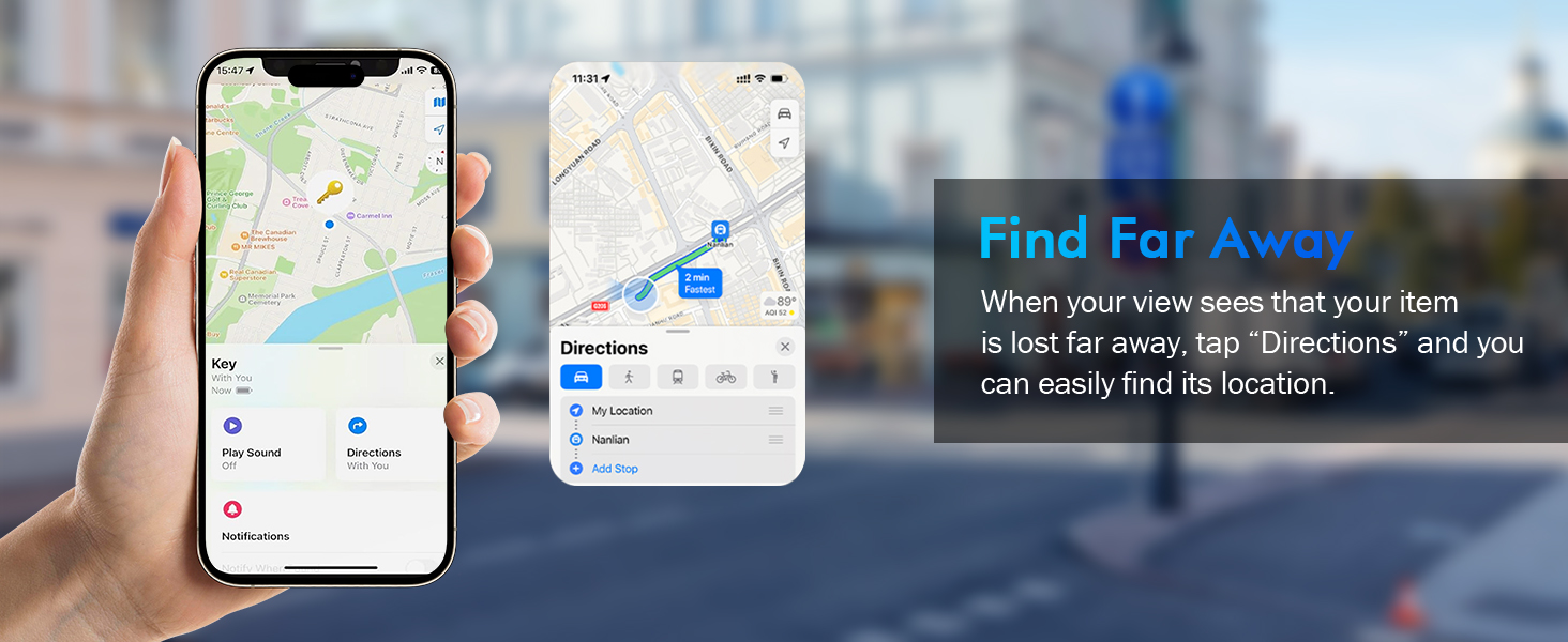 iOS and Android Keys Finder Item Locator